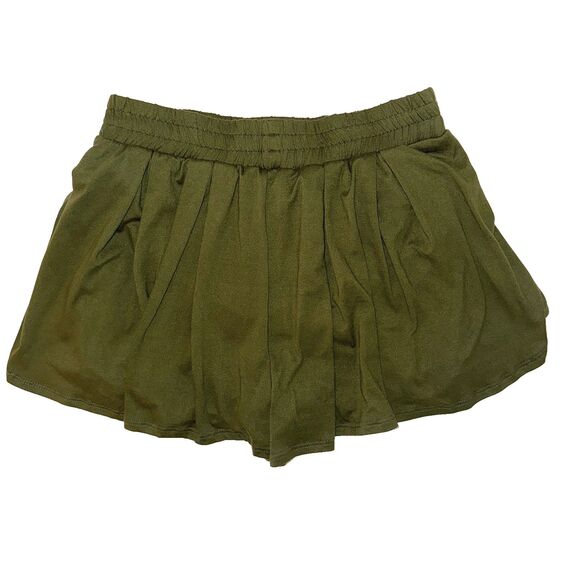 Jade by Jane Redwood Forest Pull On Shorts Skort Green Stretch Waist Comfort S - Picture 3 of 9